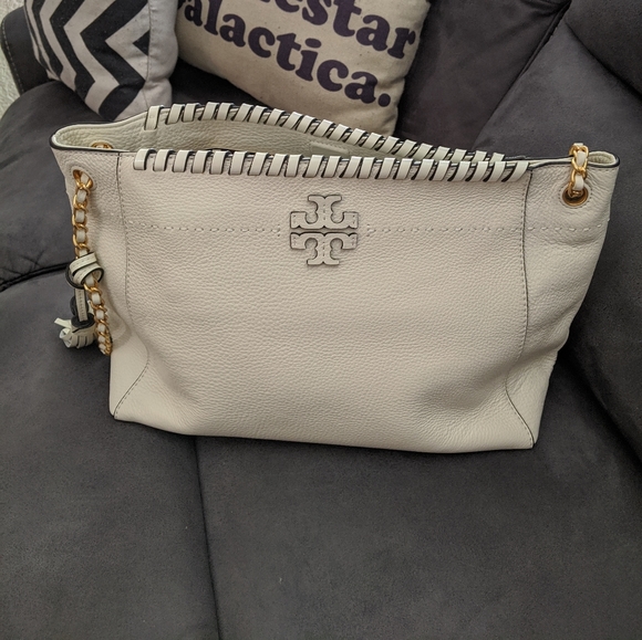 MCGRAW WHIPSTITCH CHAIN SHOULDER SLOUCHY TOTE - Picture 4 of 8